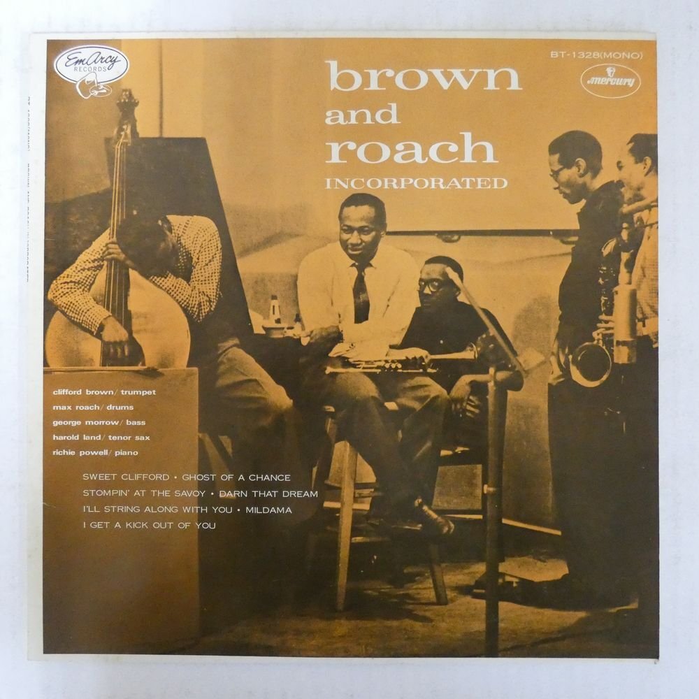 47057907;【国内盤/美盤/MONO】Clifford Brown and Max Roach / Brown and Roach Incorporatedの画像1