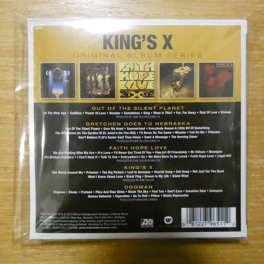 081227965112;【未開封/5CDBOX】KING'S X / ORIGINAL ALBUM SERIES_画像2