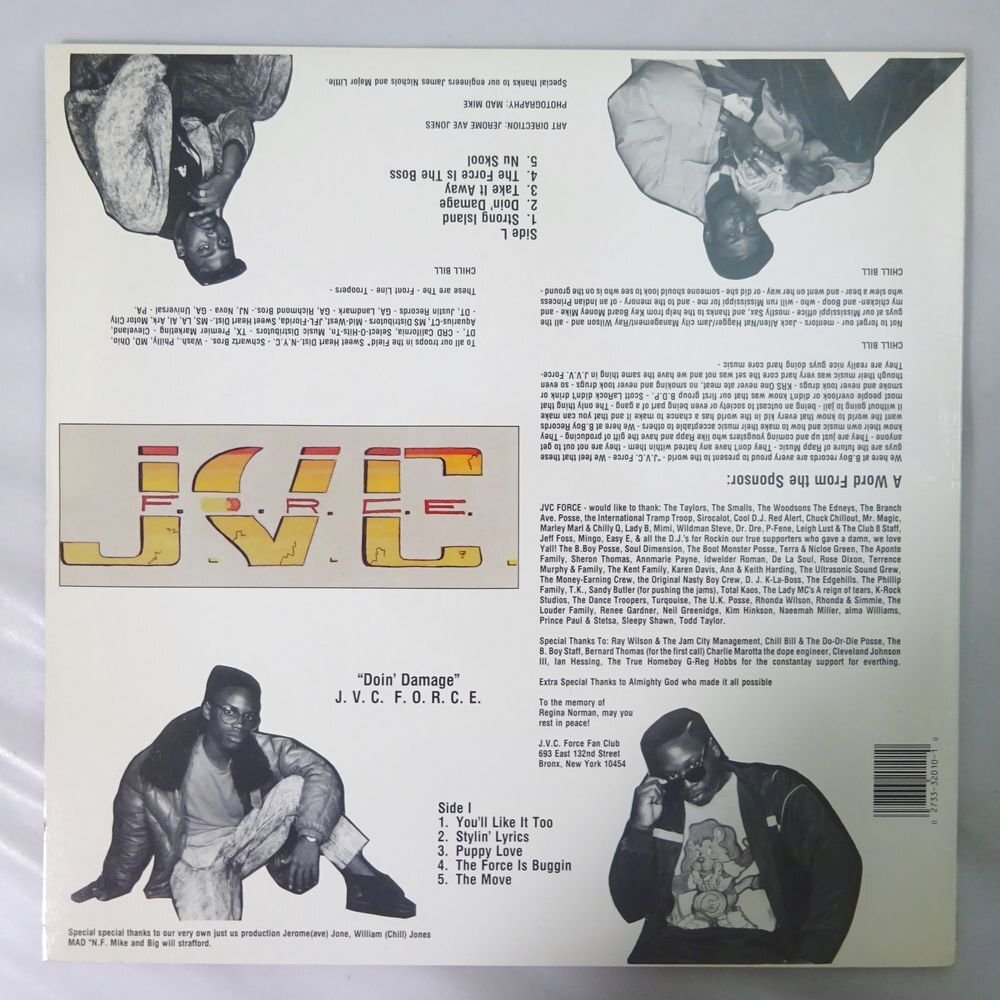 11186637;【US盤/LP】J.V.C. F.O.R.C.E. / Doin' Damageの画像2