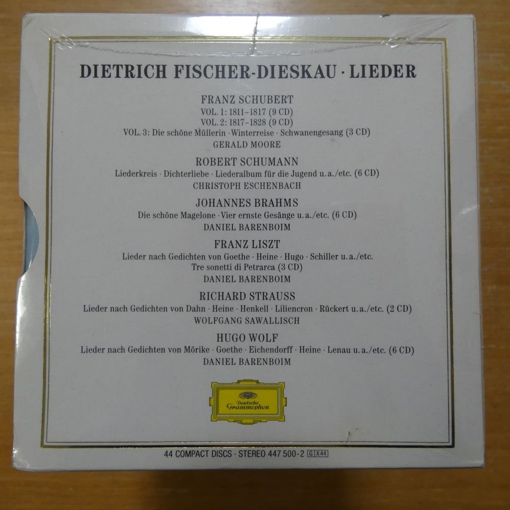 41097803;[ unopened /44CDBOX] Fischer =ti- ska u/ LIEDER