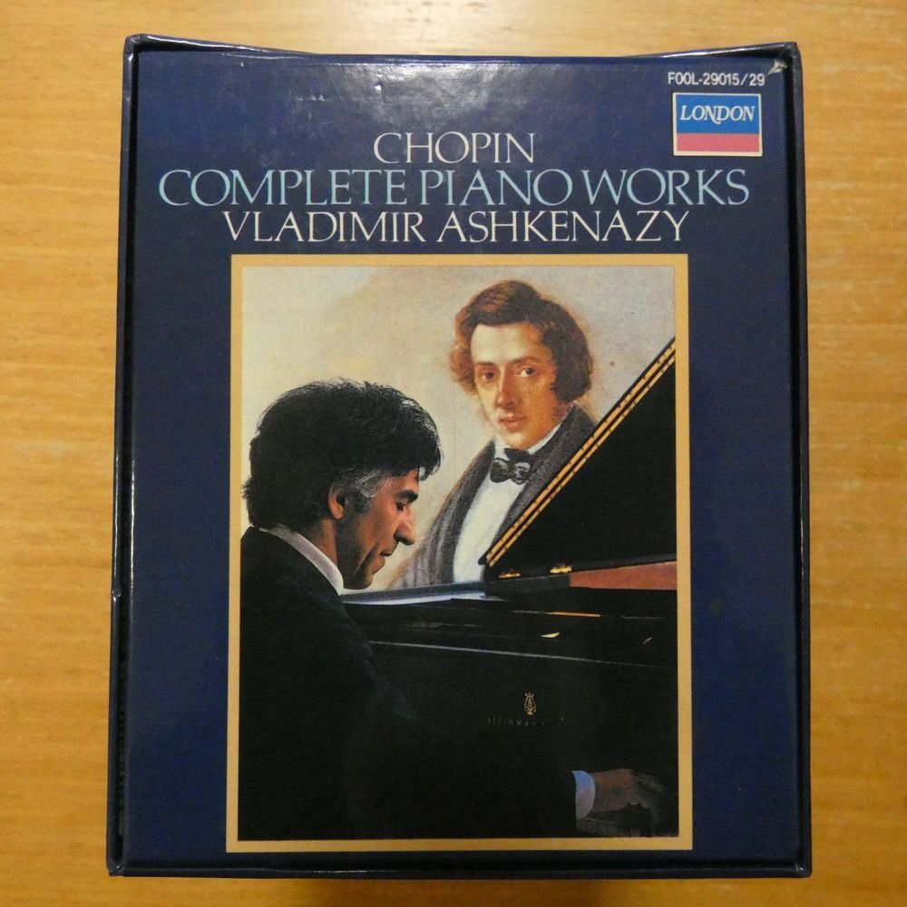 41097797;【16CD+ブックレットBOX/国内初期】ASHKENAZY / CHOPIN:COMPLETE PIANO WORKSの画像1