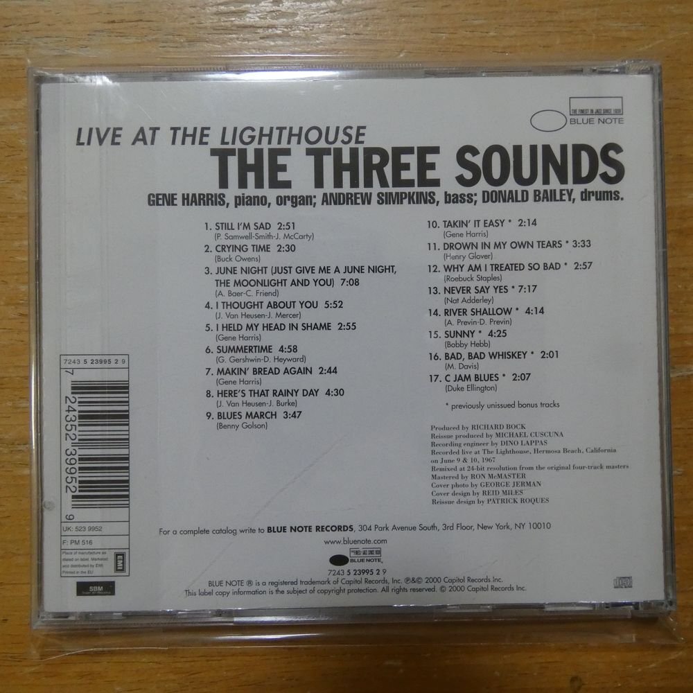 724352399529;【CD】The Three Sounds / Live at the Lighthouse 5239952の画像2