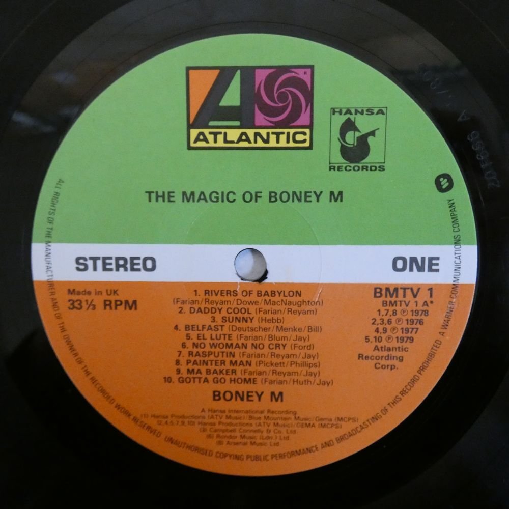 46073486;【UK盤】Boney M. / The Magic Of Boney M.の画像3