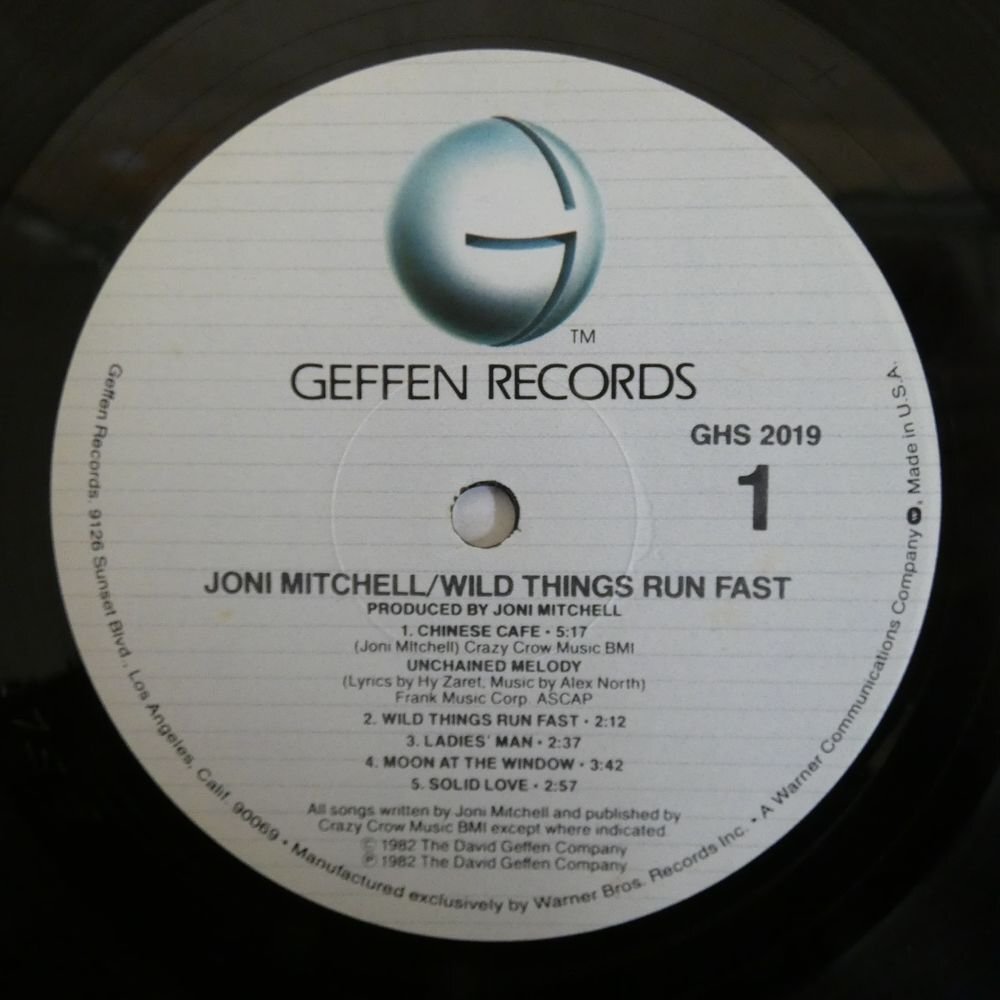 46073516;【US盤/見開き】Joni Mitchell / Wild Things Run Fastの画像3