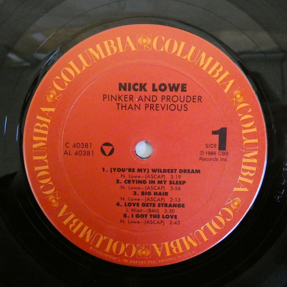 46073534;[US record ]Nick Lowe / Pinker And Prouder Than Previous