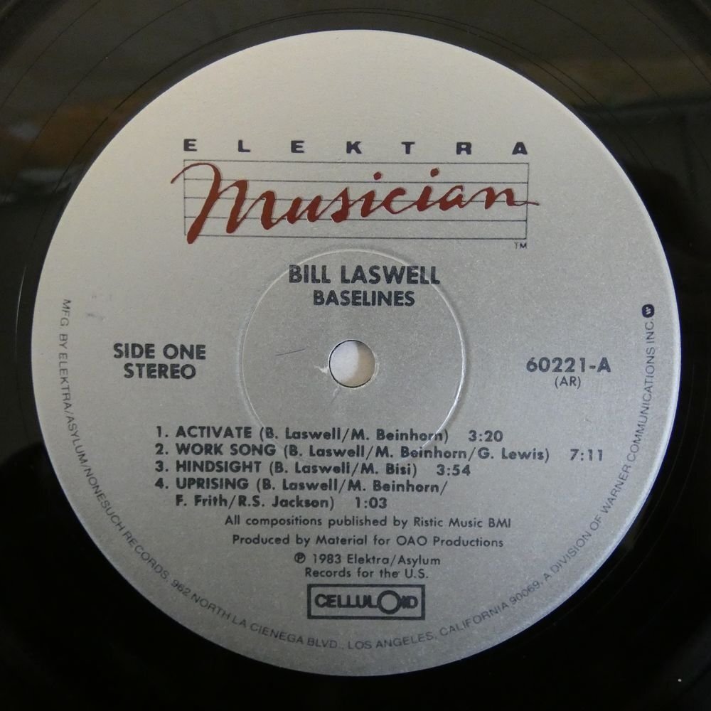 46073521;【US盤】Bill Laswell / Baselinesの画像3