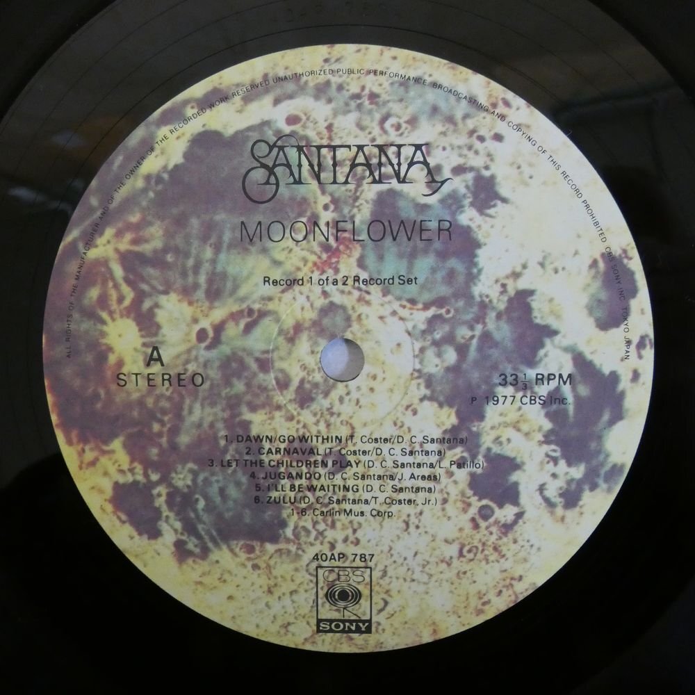 46073549;【帯付/2LP/見開き】Santana / Moonflowerの画像3