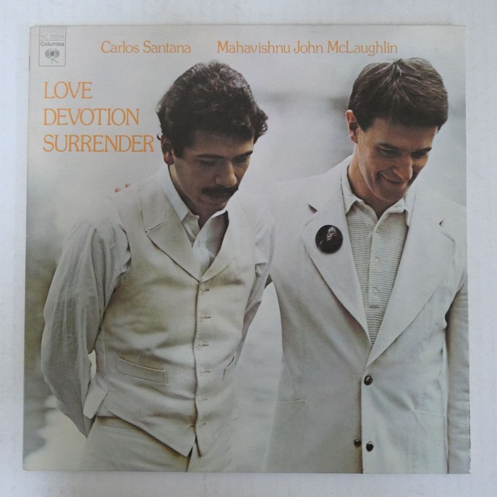 46073712;【US盤/見開き】Carlos Santana&Mahavishnu John McLaughlin / Love Devotion Surrenderの画像1