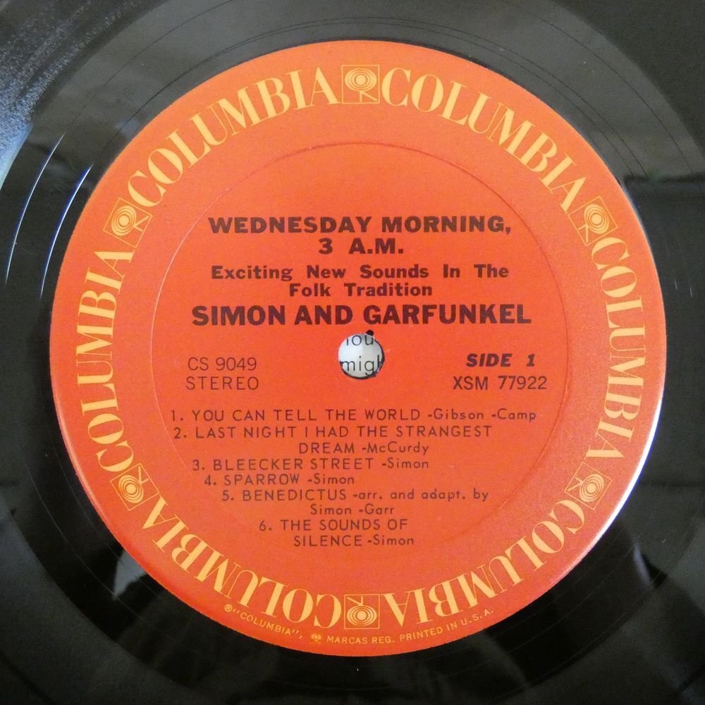 46073691;【US盤】Simon & Garfunkel / Wednesday Morning, 3 A.M.の画像3