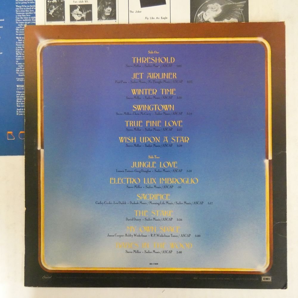 46073708;【US盤】The Steve Miller Band / Book Of Dreamsの画像2