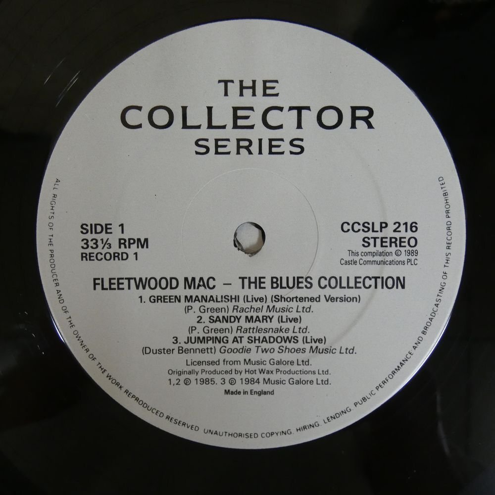 46073833;【UK盤/2LP/見開き/美盤】Fleetwood Mac / The Blues Collectionの画像3