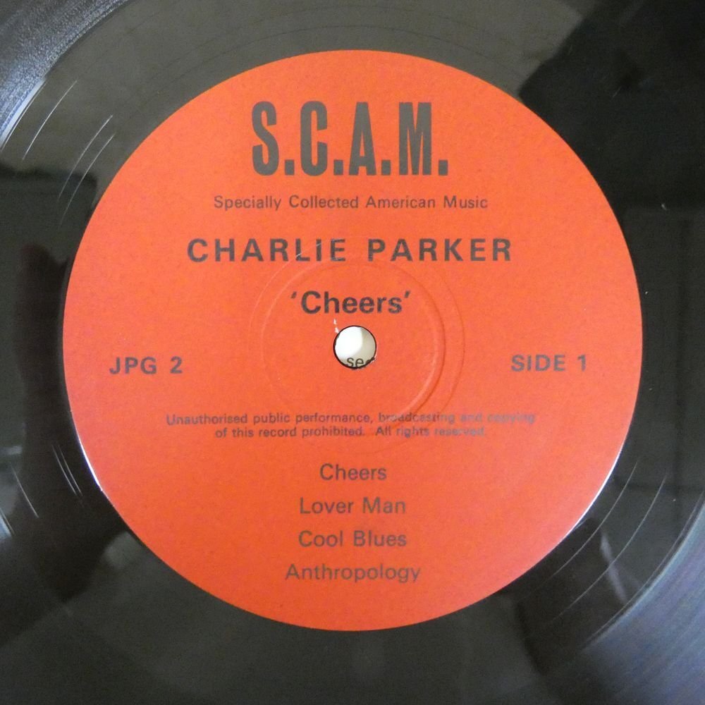 46073964;【UK盤/S.C.A.M.Records】Charlie Parker / Cheersの画像3
