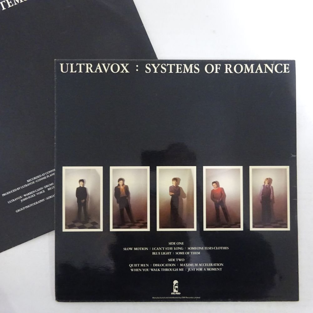 11186692;【UKオリジナル/マト両面1U/フルコーティングジャケ】Ultravox / Systems Of Romanceの画像2