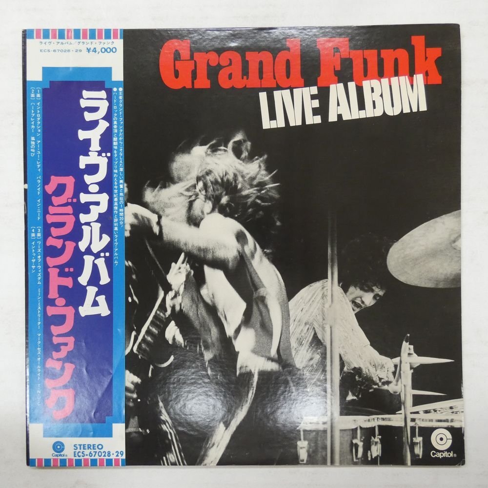 47058207;【帯付/2LP/見開き】Grand Funk / Live Album_画像1