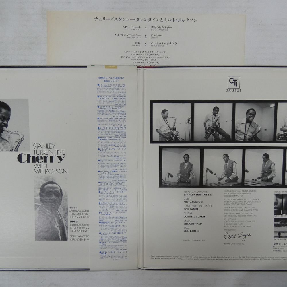 47058266;【帯付/CTI/見開き】Stanley Turrentine with Milt Jackson / Cherry_画像2