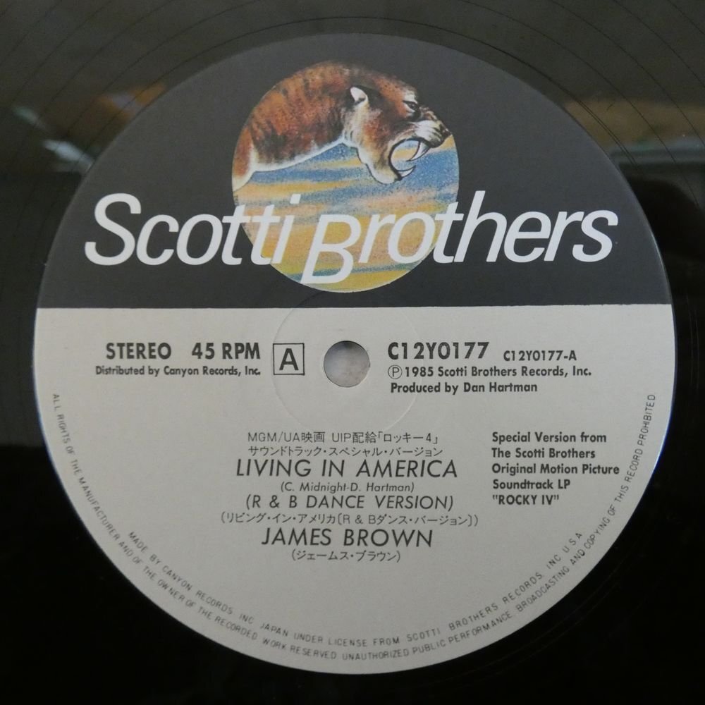 47058637;【帯付/美盤/12inch】James Brown / Living In America_画像3