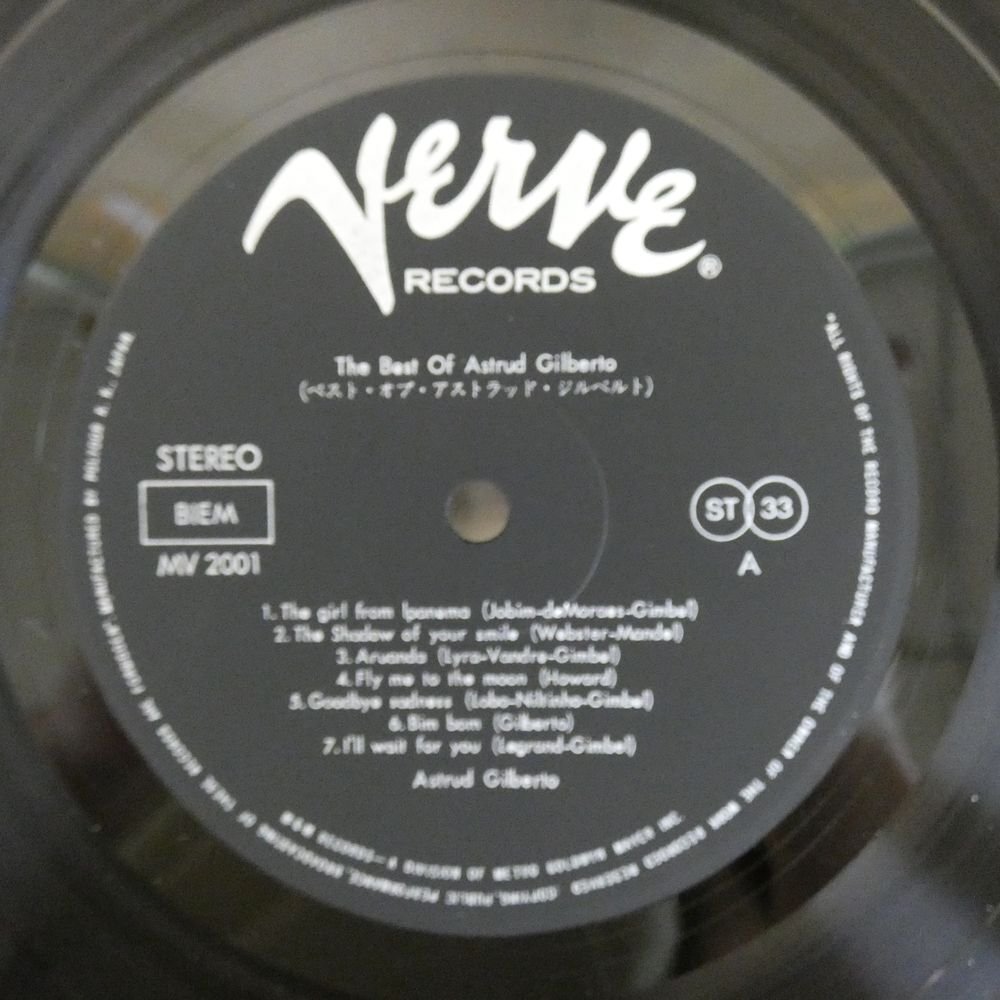 47058860;【国内盤/Verve/見開き】Astrud Gilberto アストラッド・ジルベルト / The Best of ベスト・オブの画像3