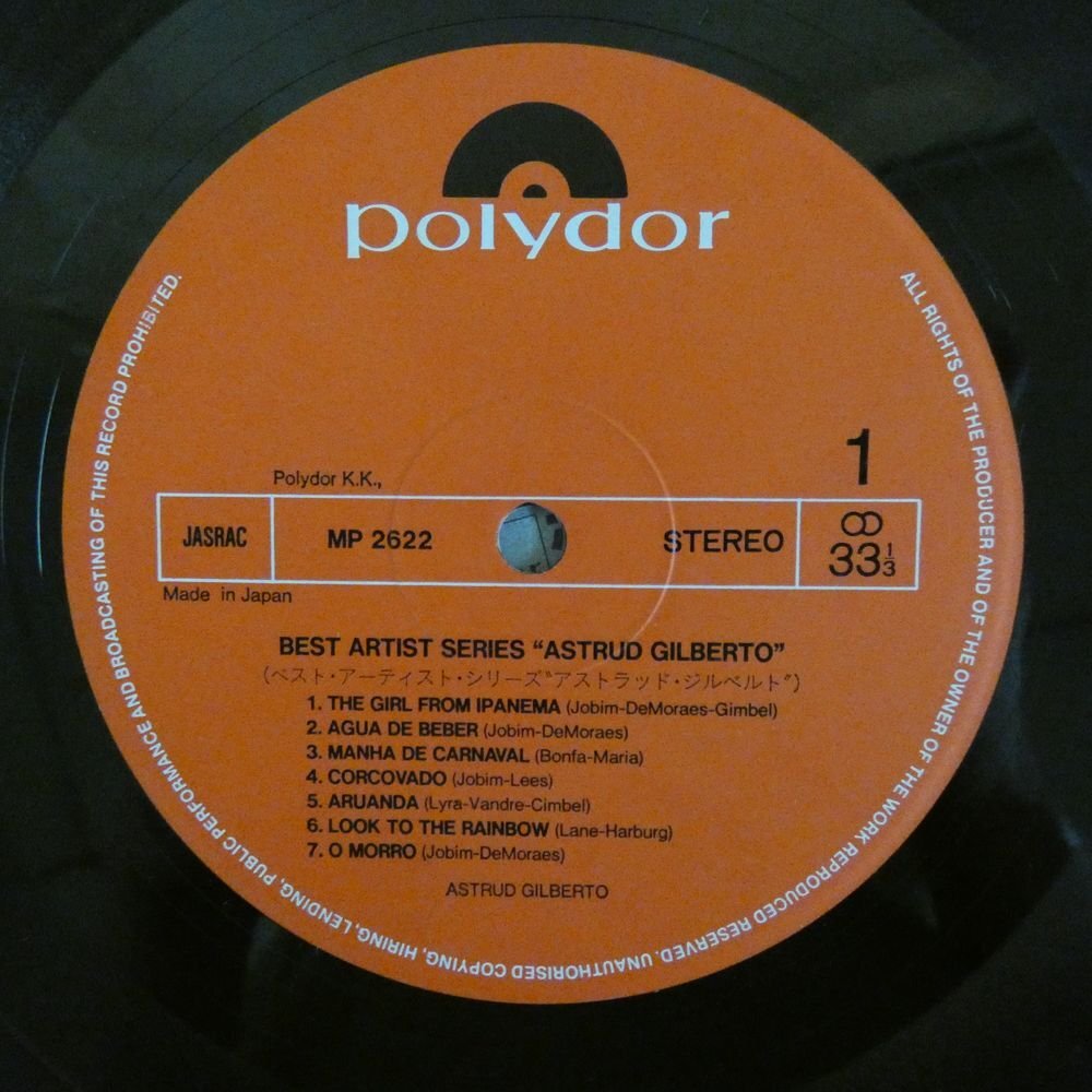 47058870;【帯付】Astrud Gilberto / アストラッド・ジルベルトの画像3
