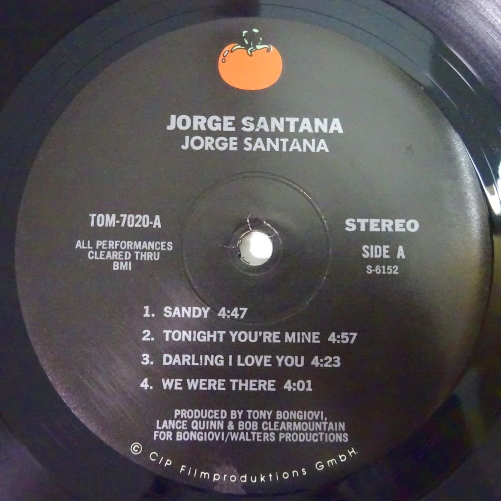 11186665;【US盤/シュリンク】Jorge Santana / S.T.の画像3