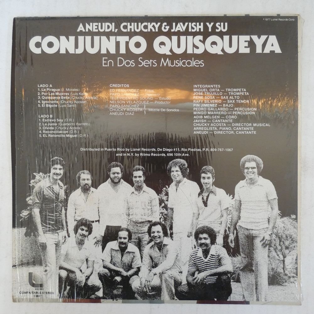 46074040;【US盤/Latin/シュリンク】Aneudi,Chucky,Javish Y Su Conjunto Quisqueya / En Dos Sets Musicalesの画像2
