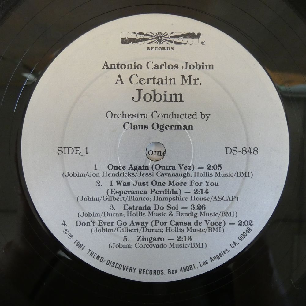 46074072;【US盤/シュリンク/BossaNova】Antonio Carlos Jobim / A Certain Mr. Jobimの画像3