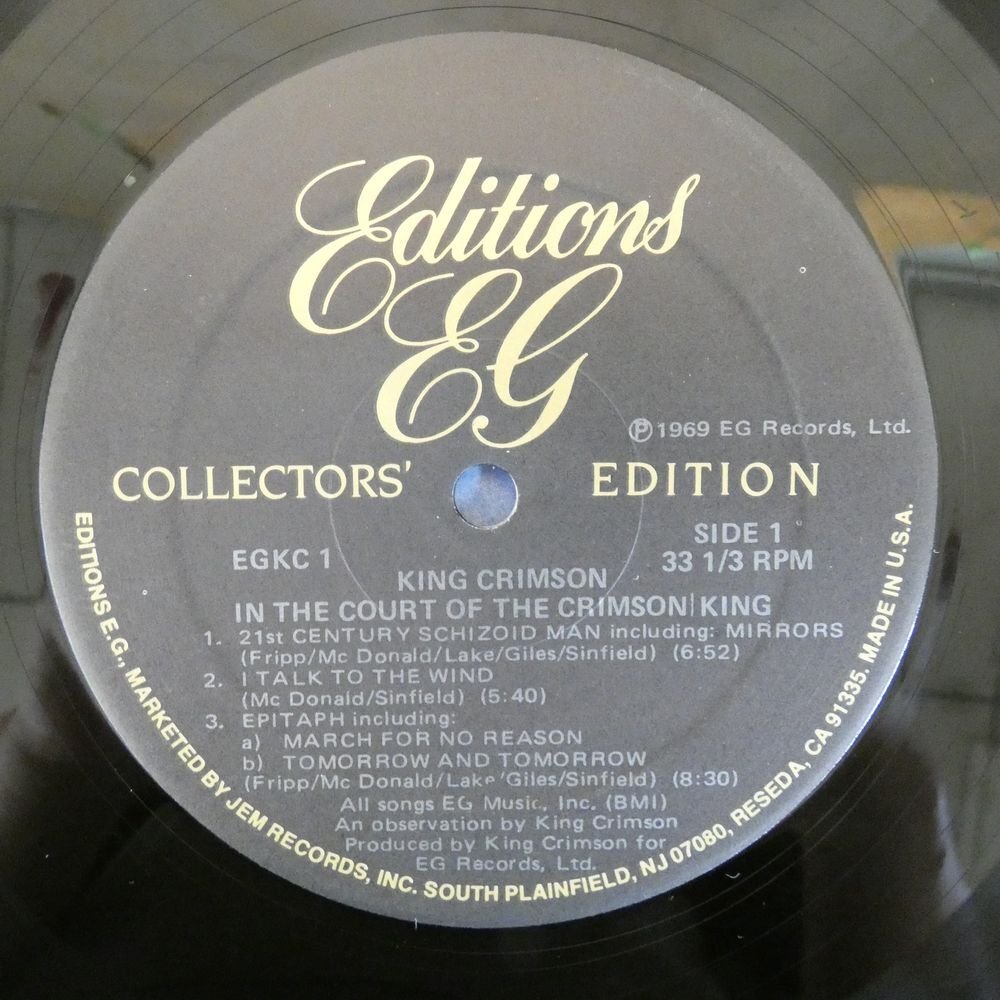 46074157;[US запись / видеть открытие ]King Crimson / In The Court Of The Crimson King