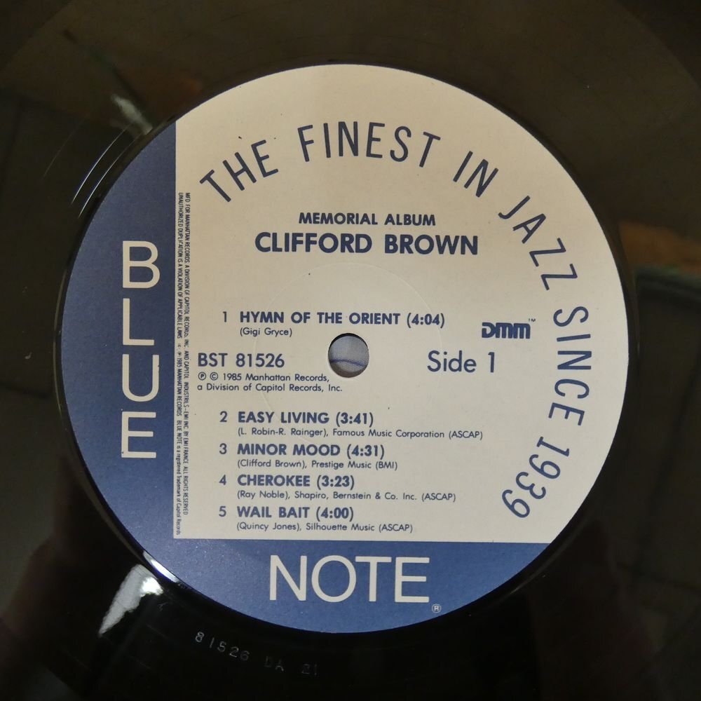 46074177;【US盤/BLUE NOTE/DMM/美盤】Clifford Brown / Memorial Album_画像3