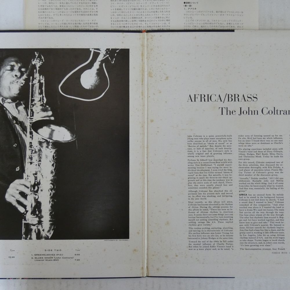 46074216;【国内盤/Impulse/見開き/美盤】The John Coltrane Quartet / Africa/Brassの画像2