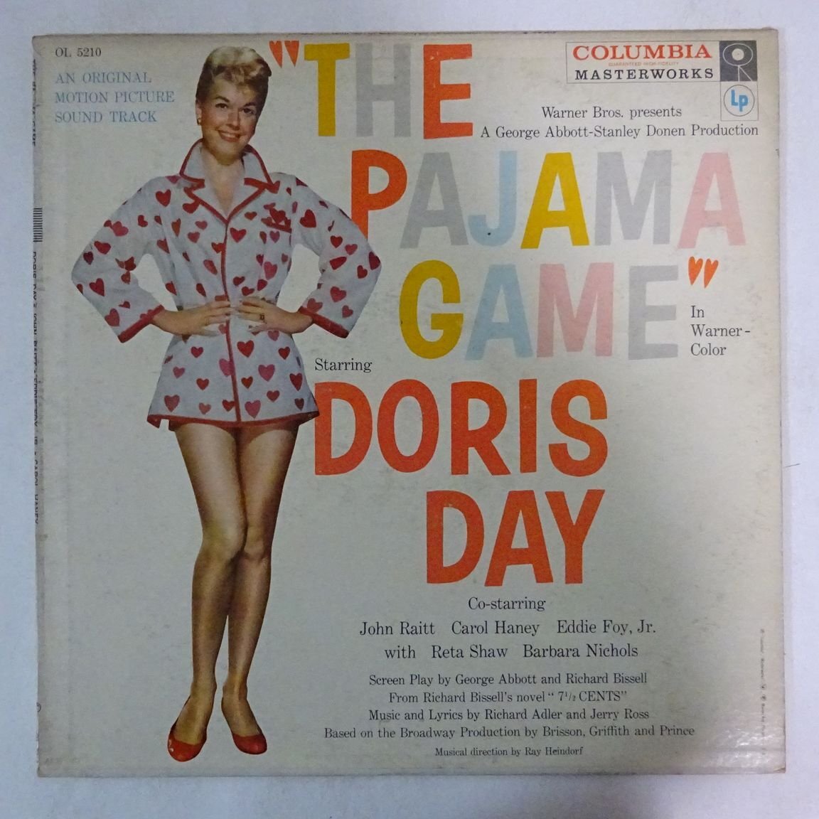 14030655;【US盤/COLUMBIA/6EYE/MONO/マト1B1A】Doris Day / Original Motion Picture Sound Track The Pajama Game_画像1