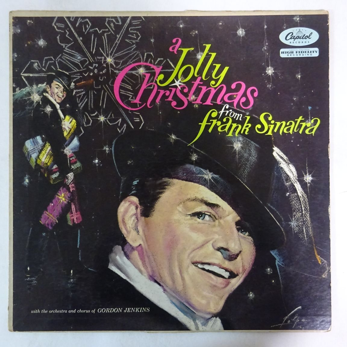 14030656;【US盤/Capitol/灰ラベル/MONO】Frank Sinatra / A Jolly Christmas From Frank Sinatraの画像1