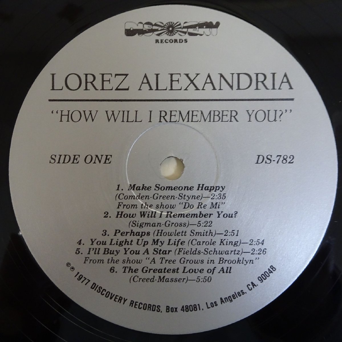 10024077;【USオリジナル】Lorez Alexandria / How Will I Remember You?の画像3