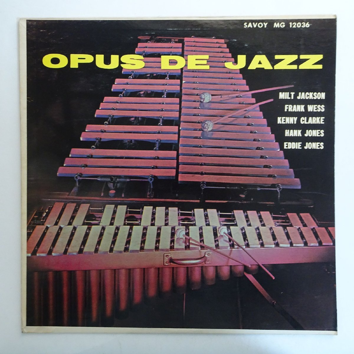 11184801;【US盤/Savoy/濃マルーンラベル/RVG刻印/MONO】Milt Jackson, Frank Wess, Kenny Clarke, Hank Jones, Eddie Jones /Opus De Jazz_画像1