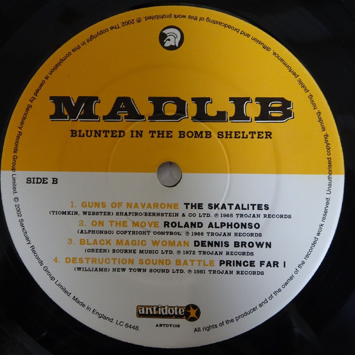 10024303;【UKオリジナル/Antidote/2LP】Madlib / Blunted In The Bomb Shelterの画像5
