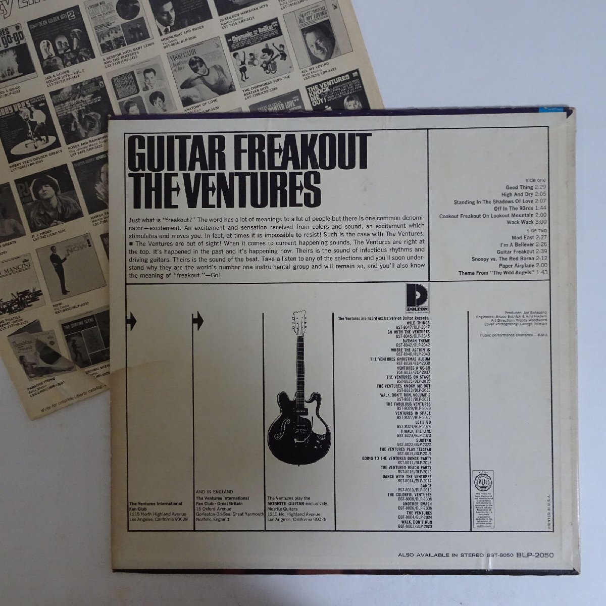 11184537;【USオリジナル/MONO】The Ventures / Guitar Freakoutの画像2