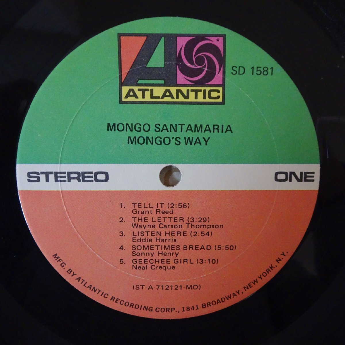 11185411;【US盤/Latin】Mongo Santamaria / Mongo's Wayの画像3