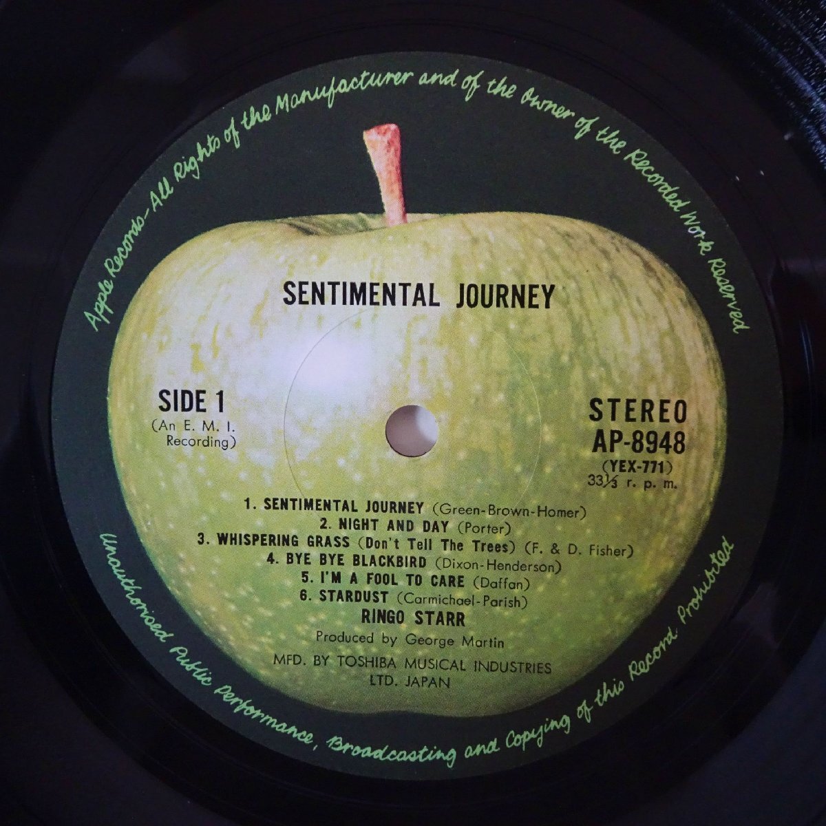 11185638;【Apple丸帯付き/補充票】Ringo Starr / Sentimental Journey スタンダード・コレクションの画像3