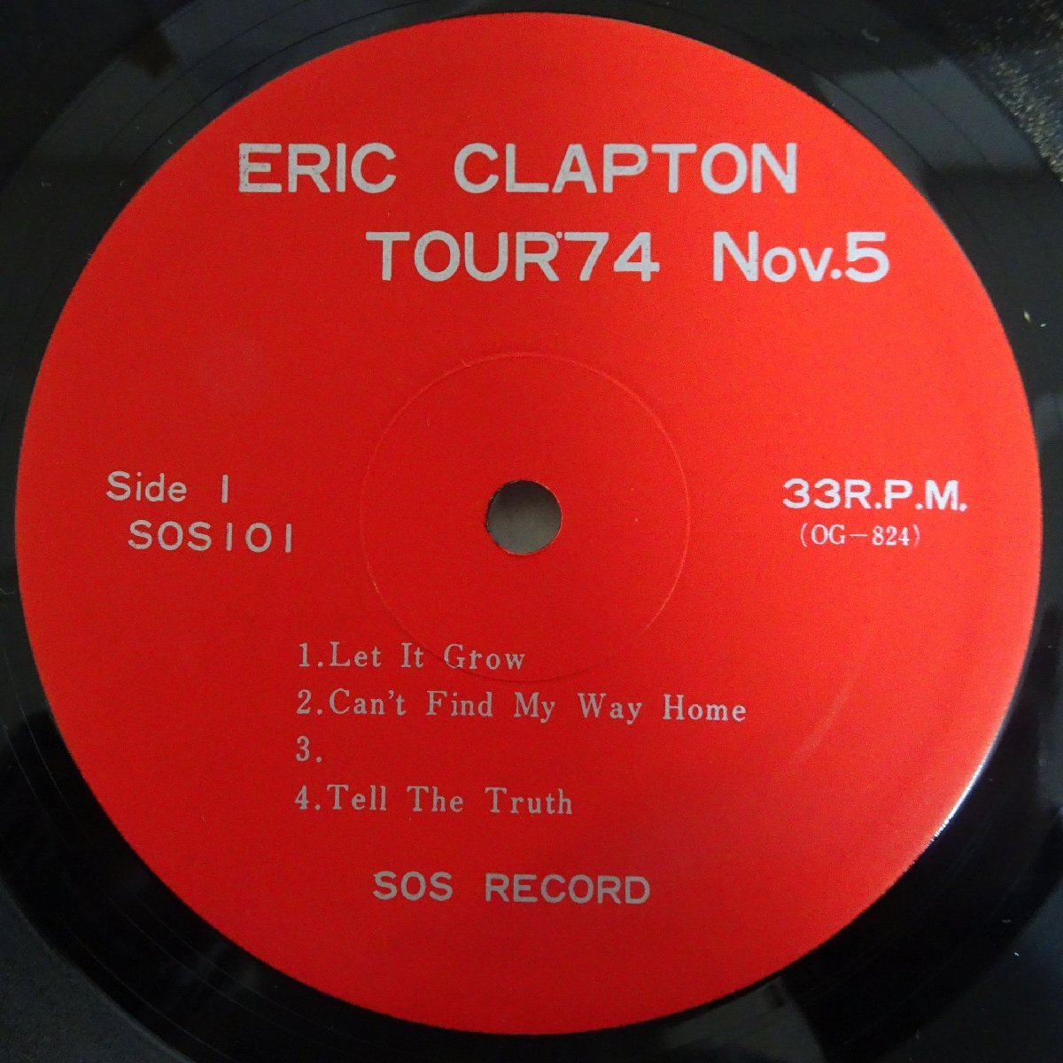 14030465;【美盤/BOOT/2LP/OG規格】Eric Clapton エリック・クラプトン / Tour 74 ツアー74の画像4