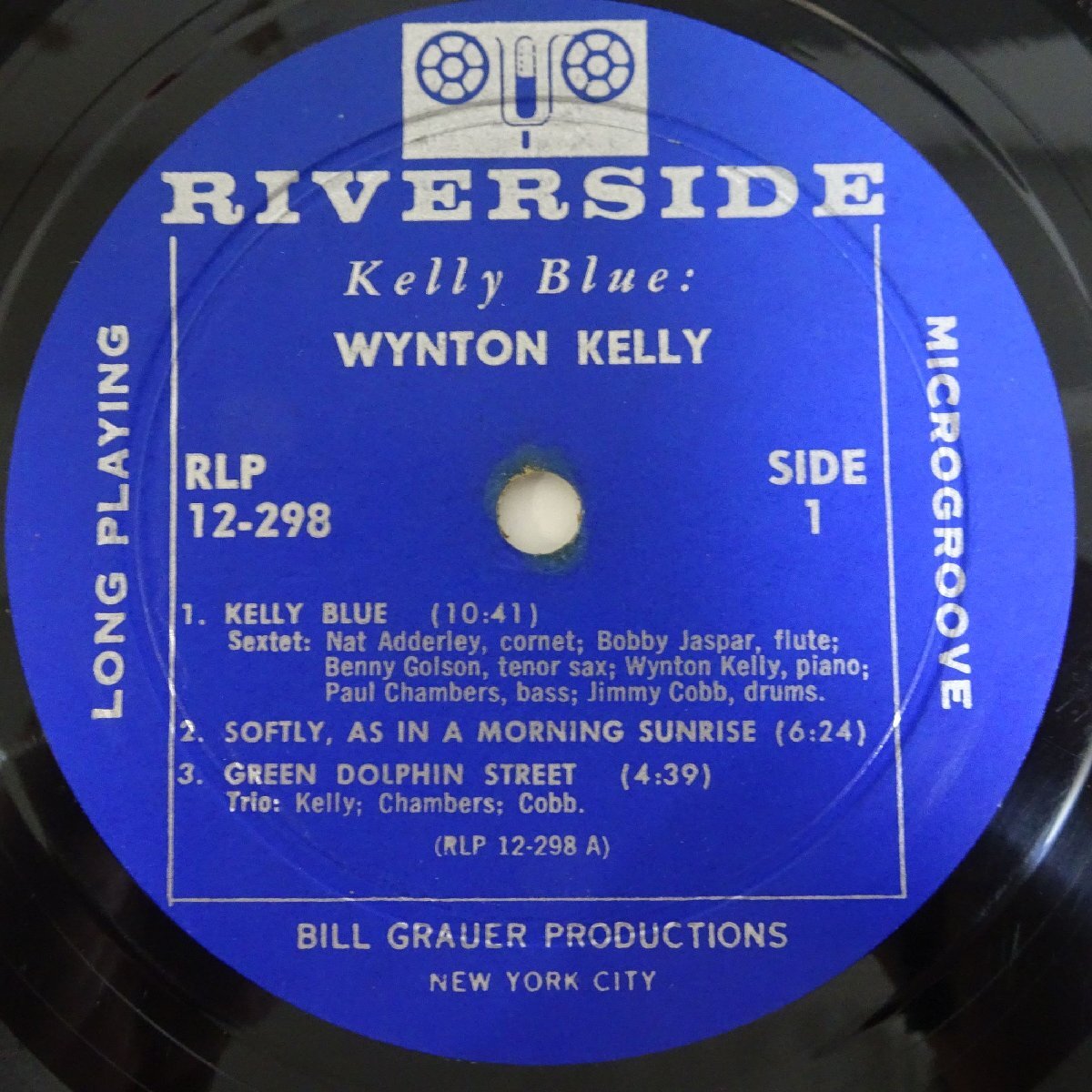 14030534;【US盤/RIVERSIDE/青小ラベル/INC無し/深溝/MONO】Wynton Kelly ウィントン・ケリー / Kelly Blue ケリー・ブルーの画像4
