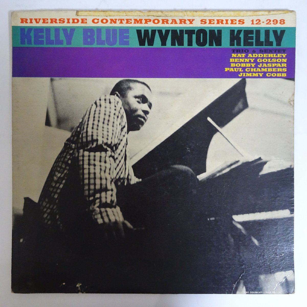 14030534;【US盤/RIVERSIDE/青小ラベル/INC無し/深溝/MONO】Wynton Kelly ウィントン・ケリー / Kelly Blue ケリー・ブルーの画像1