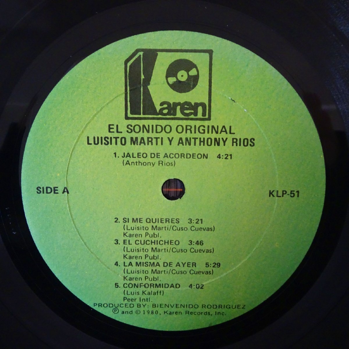 10024910;【US盤/シュリンク/LATIN】Luisito Marti / El Sonido Originalの画像3