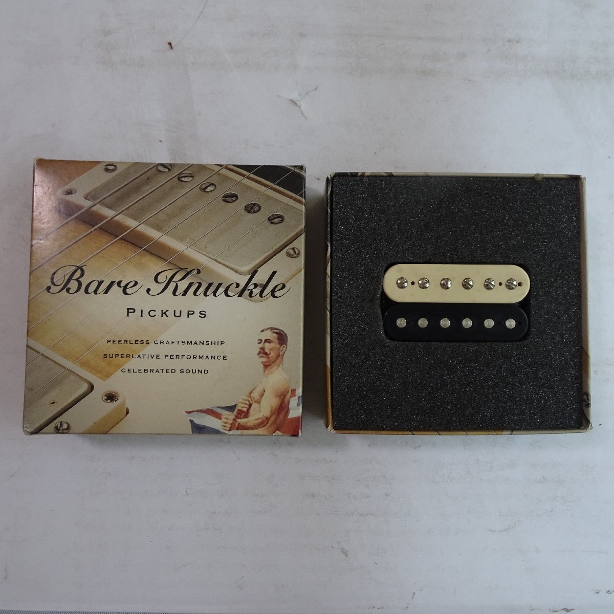 Q10532【発送可!】Bare Knuckle Pickups / Stormy Monday 0412 Bridge Open Black ピックアップ ベアナックル リード線 約35CMの画像1