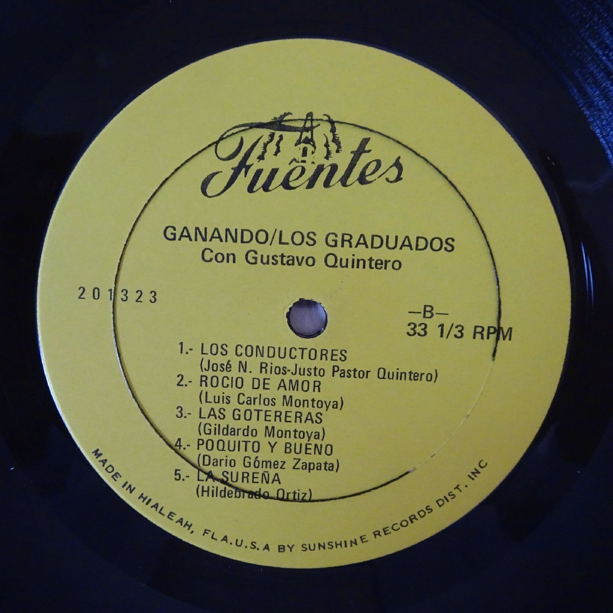 11186046;【Colombia盤/Latin/シュリンク】Los Graduados, Gustavo Quintero / Ganandoの画像3