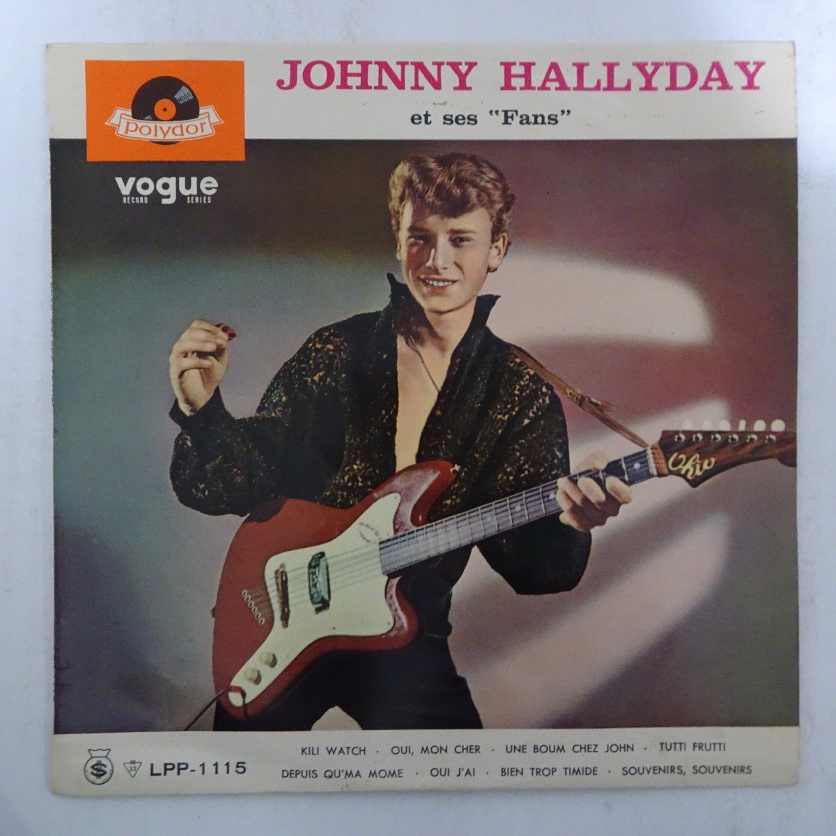 14030558;【国内盤/10inch/ペラジャケ/日本グラモフォン】Johnny Hallyday / ジョニイ・ハリデイと彼の親衛隊 Johnny Hallyday Et ...の画像1