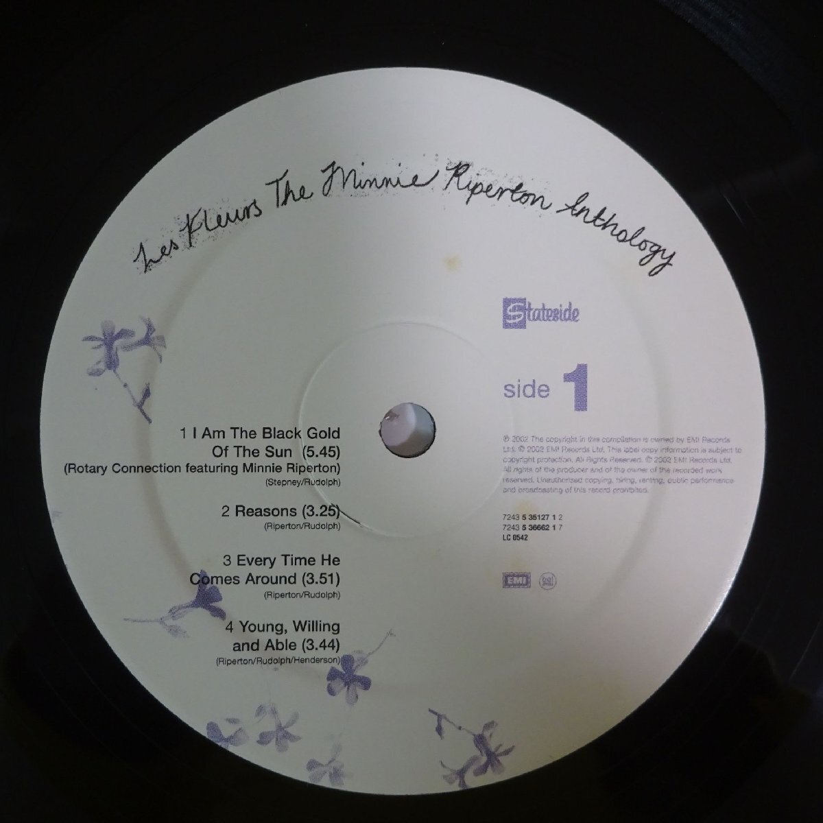 14030847;【UK盤/2LP/Vinyl First Press】Minnie Riperton ミニー・リパートン / Les Fleurs - The Minnie Riperton Anthologyの画像4