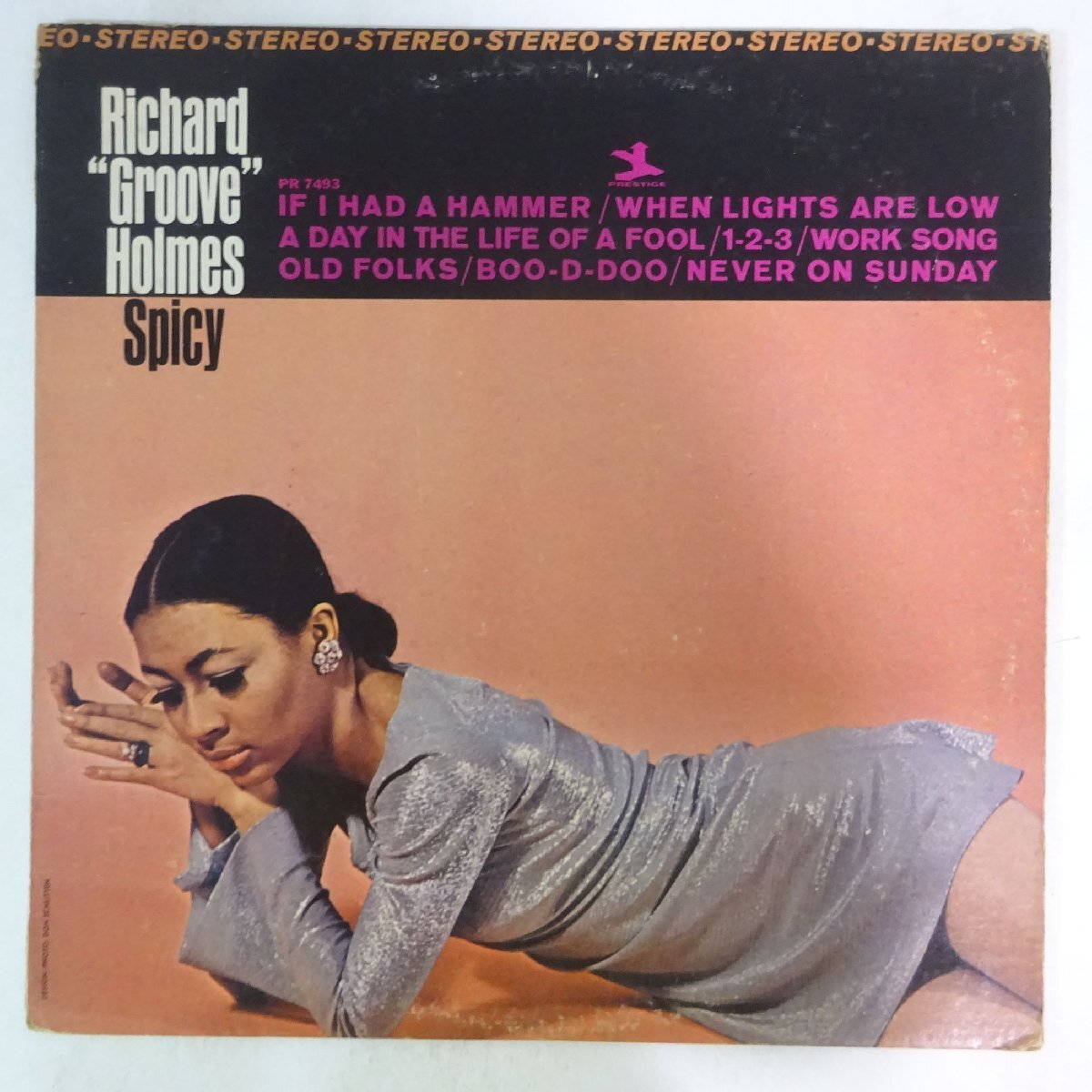 14030876;【US盤/PRESTIGE/右紺ラベル/VAN GELDER刻印】Richard Groove Holmes / Spicyの画像1