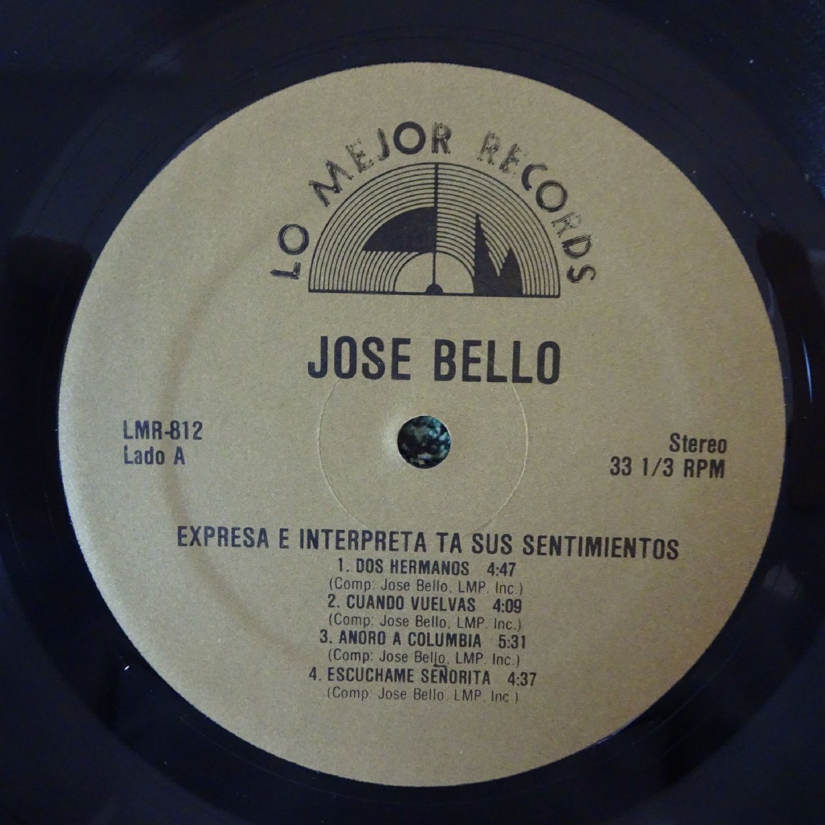 10025374;【US盤/シュリンク/LATIN】Jose Bello / Expresa E Interpreta Sus Sentimientosの画像3