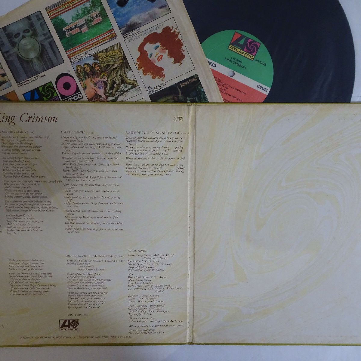 11186489;【USオリジナル/見開き】King Crimson Lizard_画像2