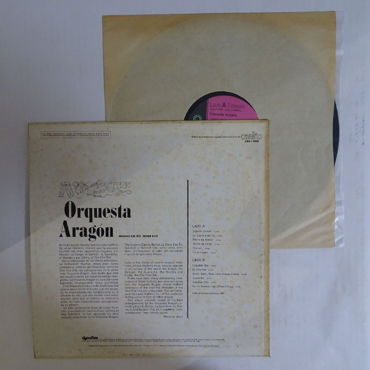 11186357;【US盤/Latin】Orquesta Aragon / S.T._画像2