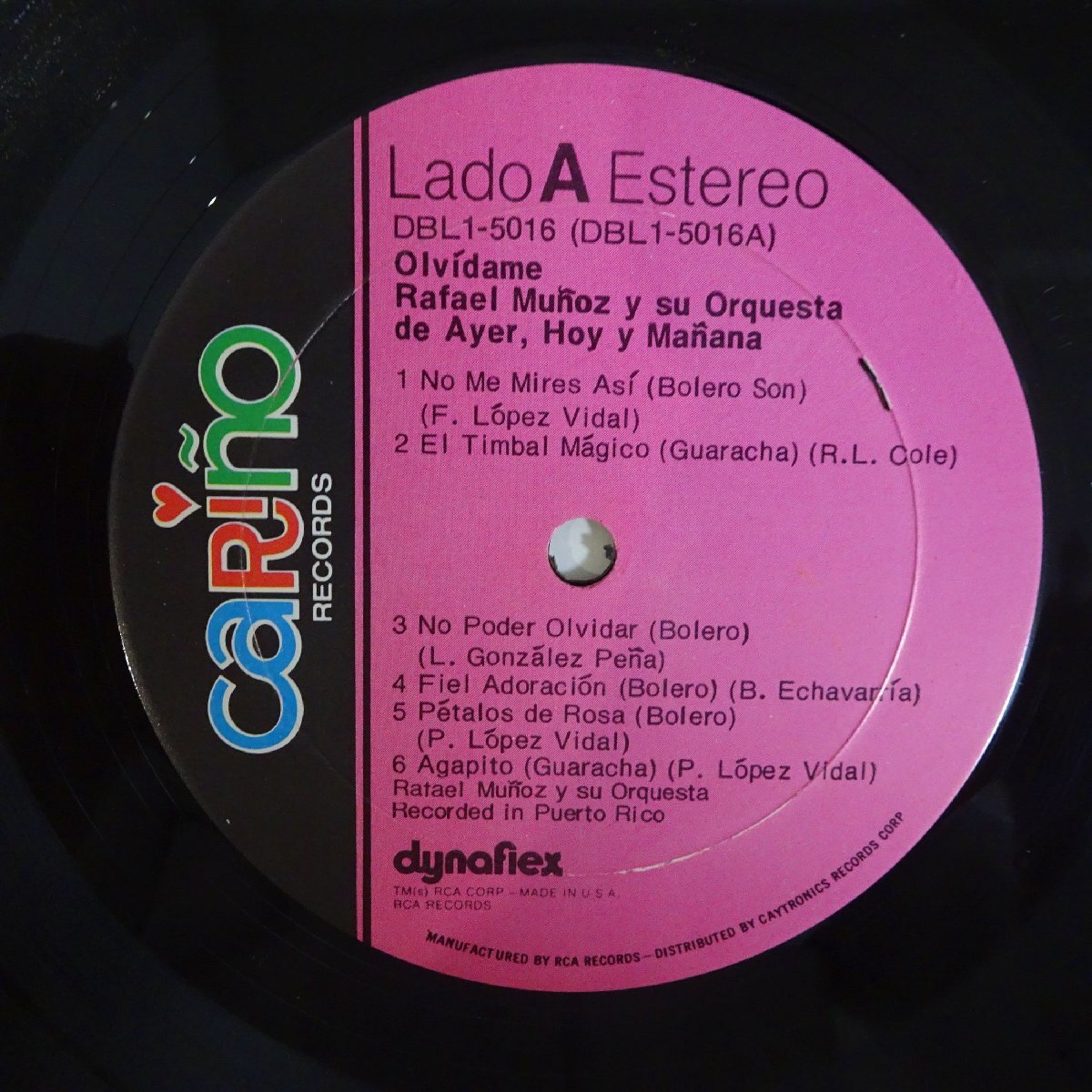 11186359;【US盤/Latin/美女ジャケ】Rafael Muoz Y Su Orquesta de Ayer, Hoy y Manana / Olvidameの画像3