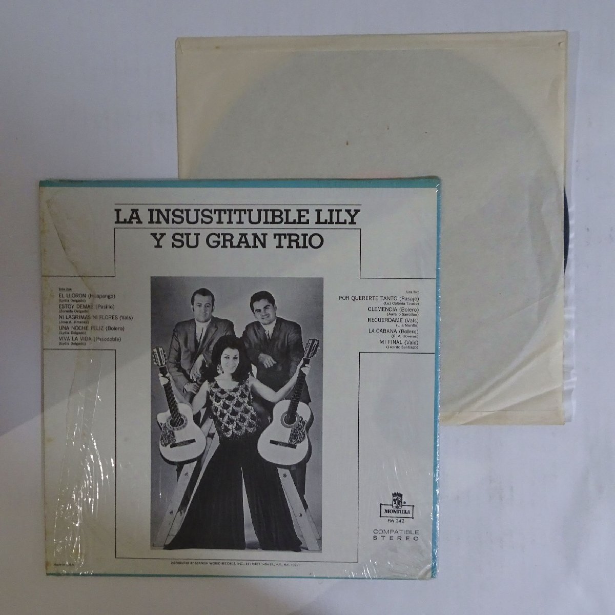 11186326;【US盤/Latin/シュリンク】Lily Y Su Gran Trio / La Insustituibleの画像2